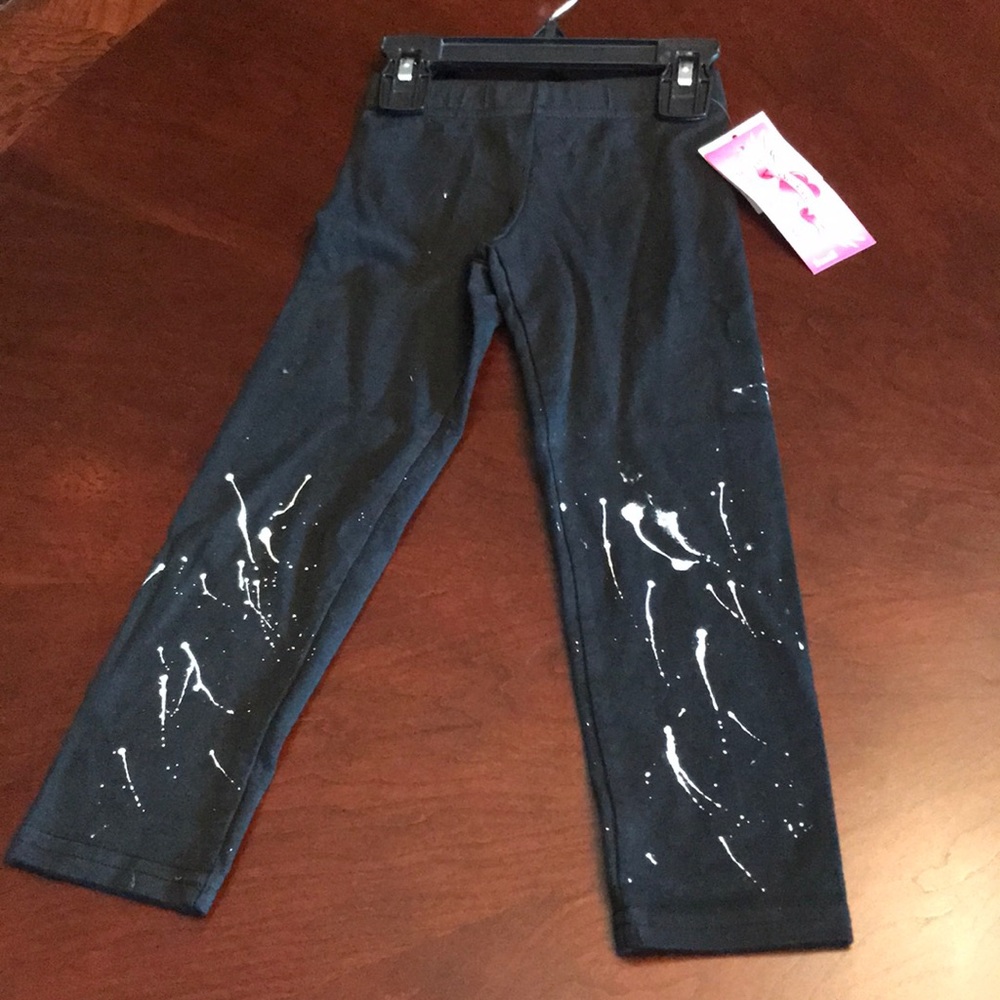 So Nikki Splatter Leggings (Little Girl)